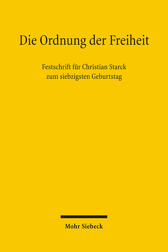 Die Ordnung der Freiheit main product photo