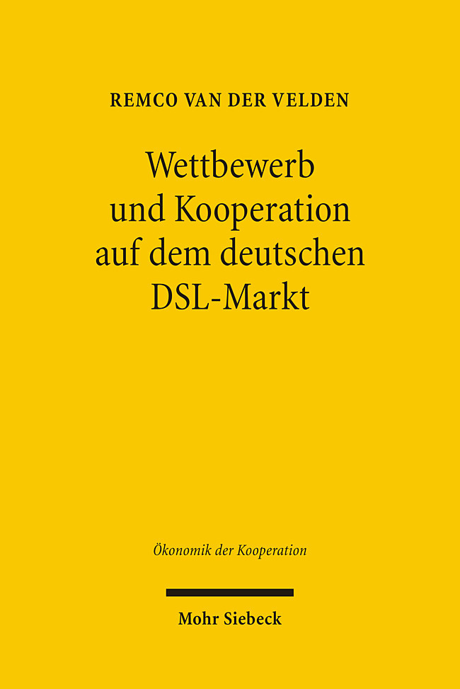 Wettbewerb und Kooperation auf dem deutschen DSL-Markt main product photo
