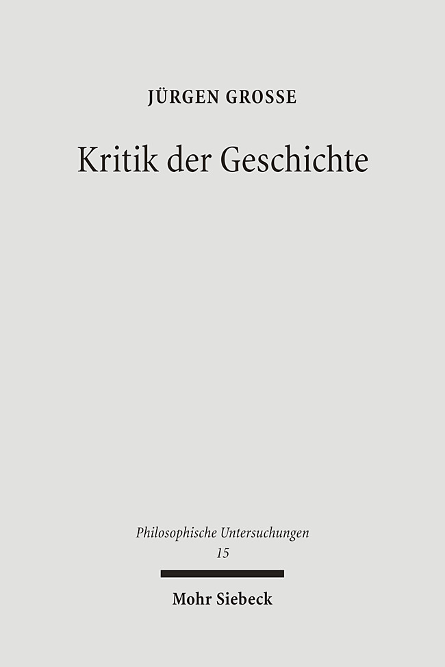 Kritik der Geschichte main product photo