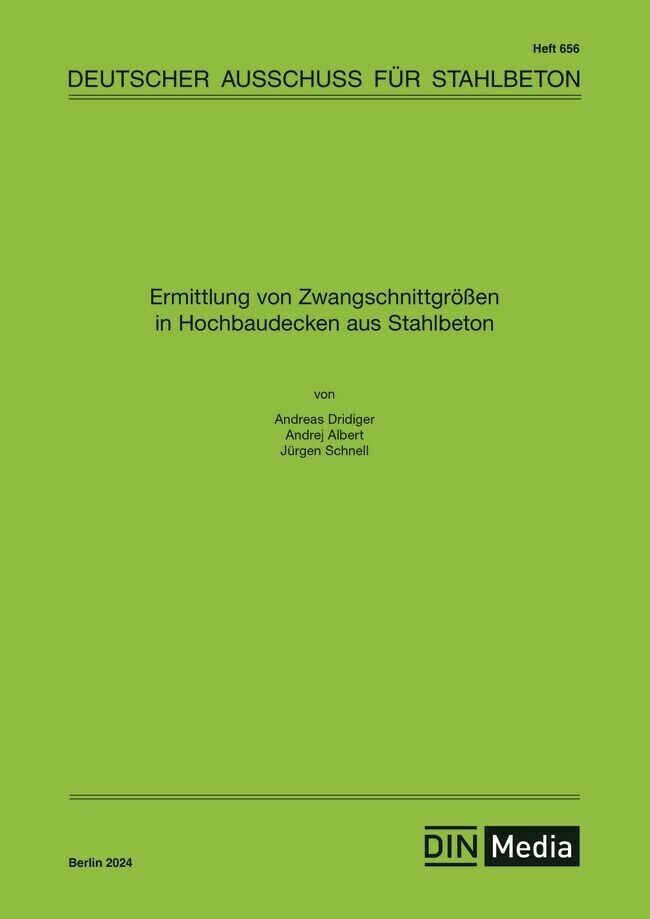 Ermittlung von Zwangschnittgrößen in Hochbaudecken aus Stahlbeton main product photo