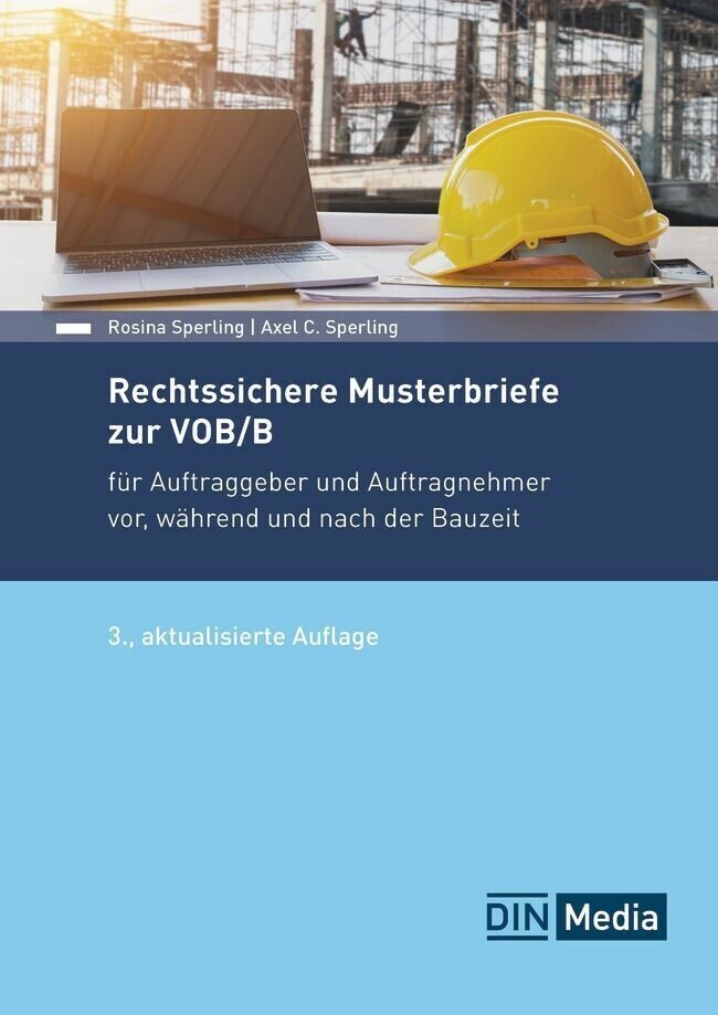 Rechtssichere Musterbriefe zur VOB/B main product photo