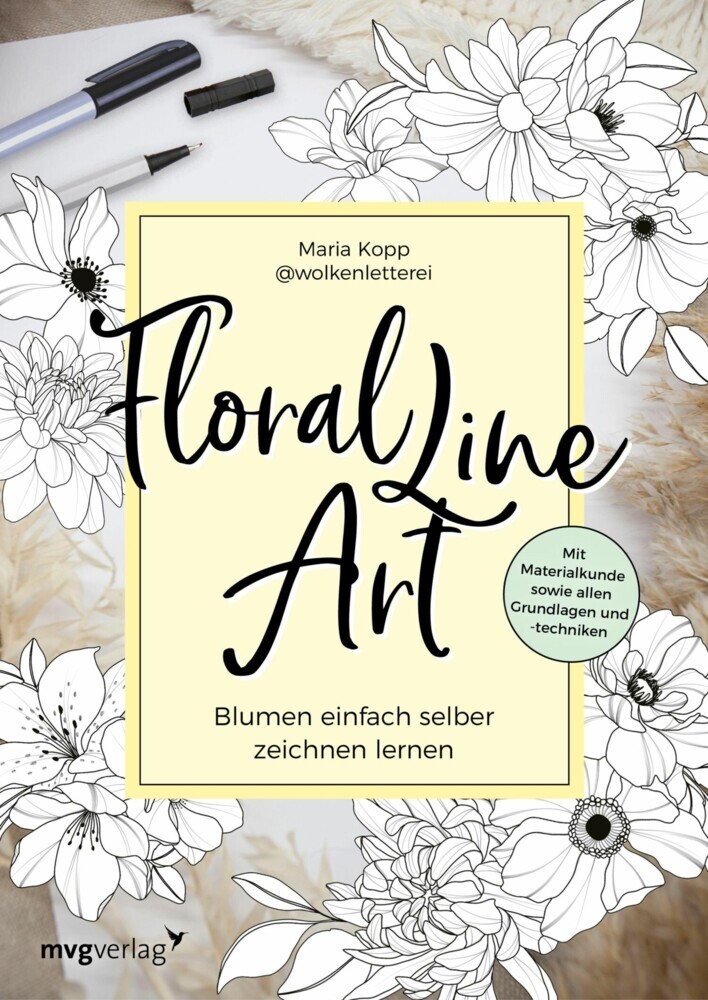 Floral Line Art main product photo