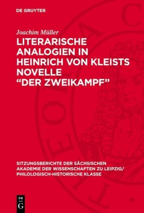 Literarische Analogien in Heinrich von Kleists Novelle 'Der Zweikampf'