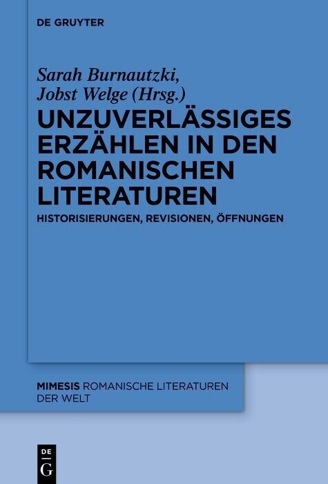 Unzuverlässiges Erzählen in den romanischen Literaturen main product photo