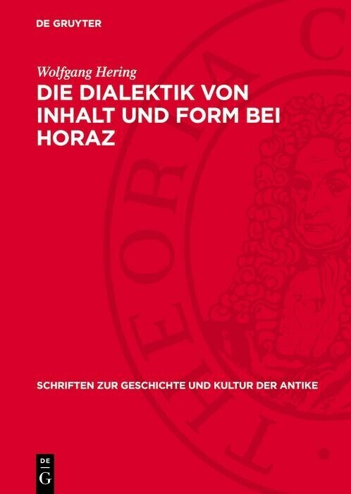 Die Dialektik von Inhalt und Form bei Horaz main product photo