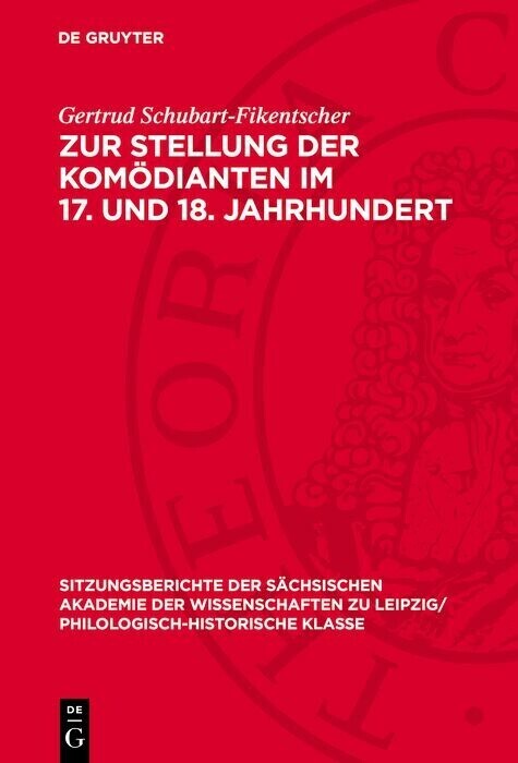 Zur Stellung der Komödianten im 17. und 18. Jahrhundert main product photo