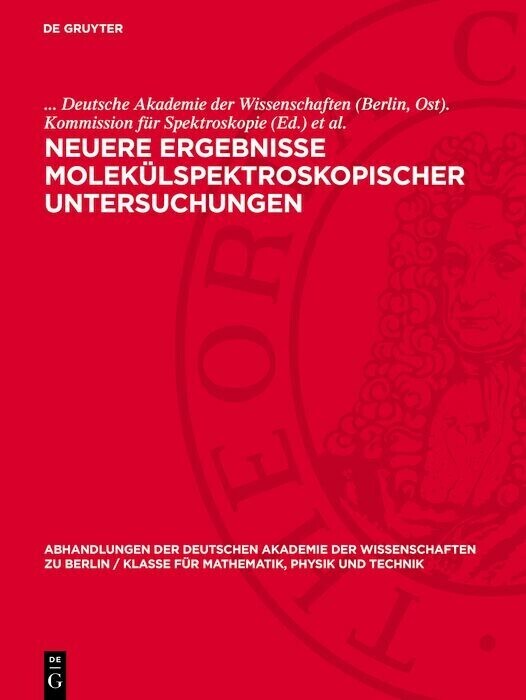 Neuere Ergebnisse molekülspektroskopischer Untersuchungen main product photo