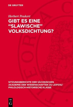 Gibt es eine 'Slawische' Volksdichtung?