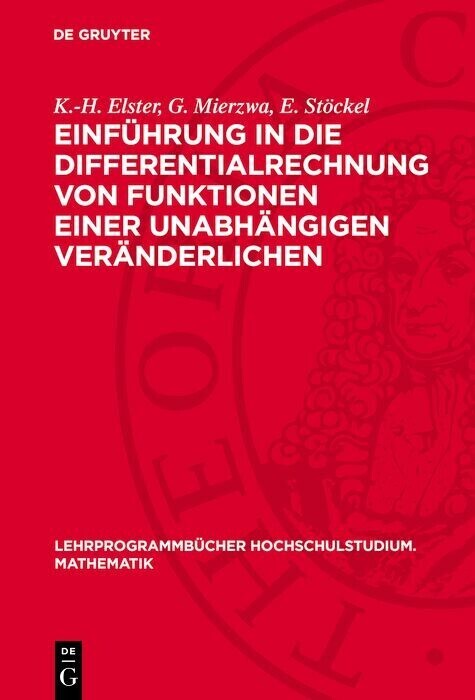 Einführung in die Differentialrechnung von Funktionen einer unabhängigen Veränderlichen main product photo