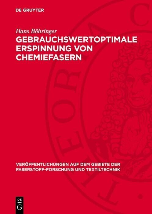 Gebrauchswertoptimale Erspinnung von Chemiefasern main product photo