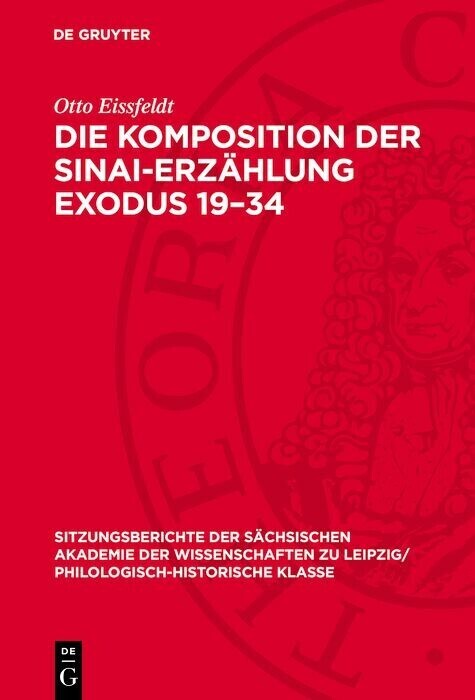Die Komposition der Sinai-Erzählung Exodus 19-34 main product photo