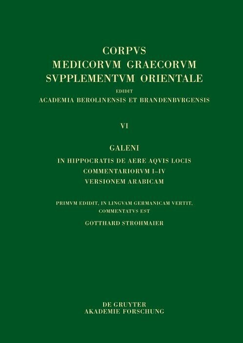 Galeni In Hippocratis De aere aquis locis commentariorum I-IV versio Arabica main product photo