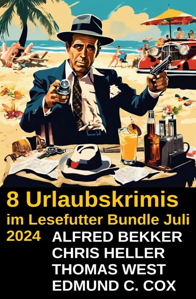 8 Urlaubskrimis im Lesefutter Bundle Juli 2024 main product photo