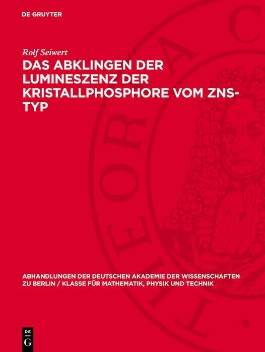 Das Abklingen der Lumineszenz der Kristallphosphore vom ZnS-Typ main product photo