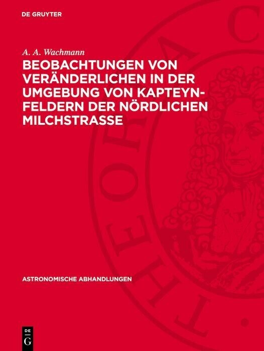 Beobachtungen von Veränderlichen in der Umgebung von Kapteyn-Feldern der nördlichen Milchstraße main product photo