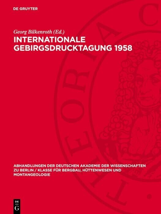 Internationale Gebirgsdrucktagung 1958 main product photo
