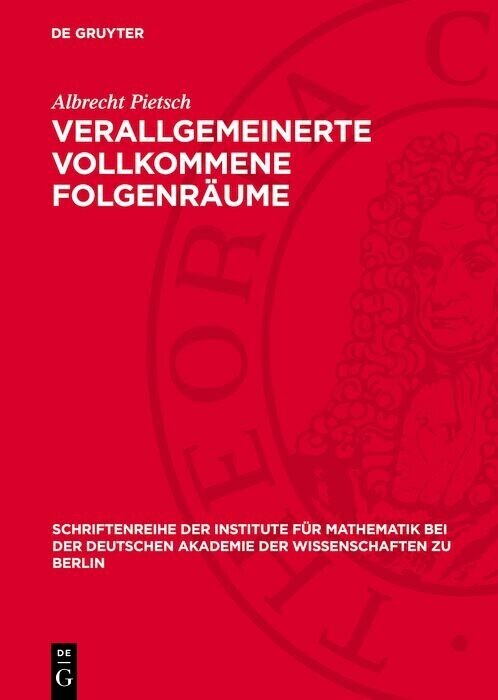 Verallgemeinerte vollkommene Folgenräume main product photo
