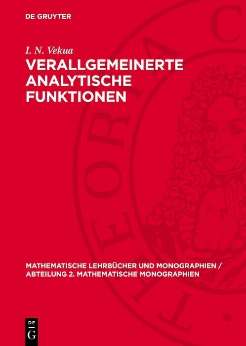 Verallgemeinerte analytische Funktionen main product photo