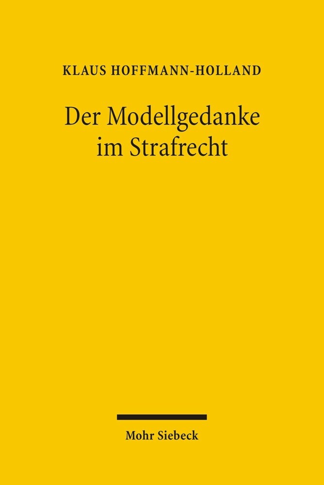 Der Modellgedanke im Strafrecht main product photo