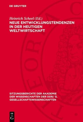 Neue Entwicklungstendenzen in der heutigen Weltwirtschaft