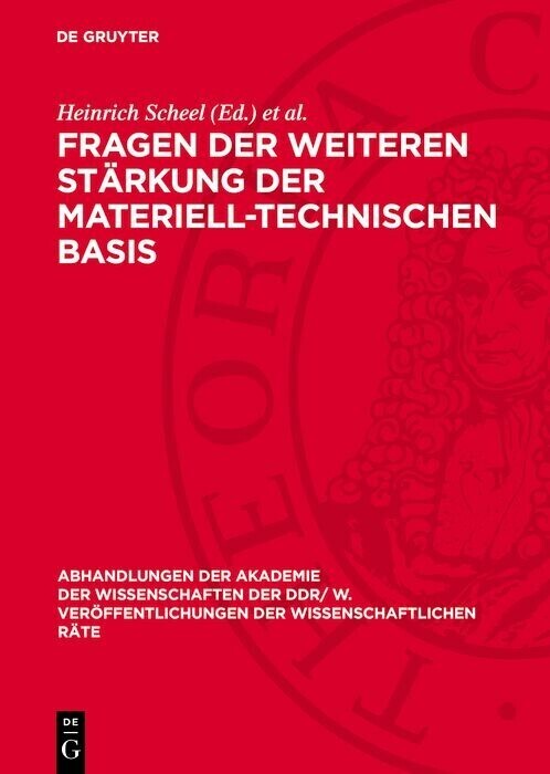 Fragen der weiteren Stärkung der materiell-technischen Basis main product photo