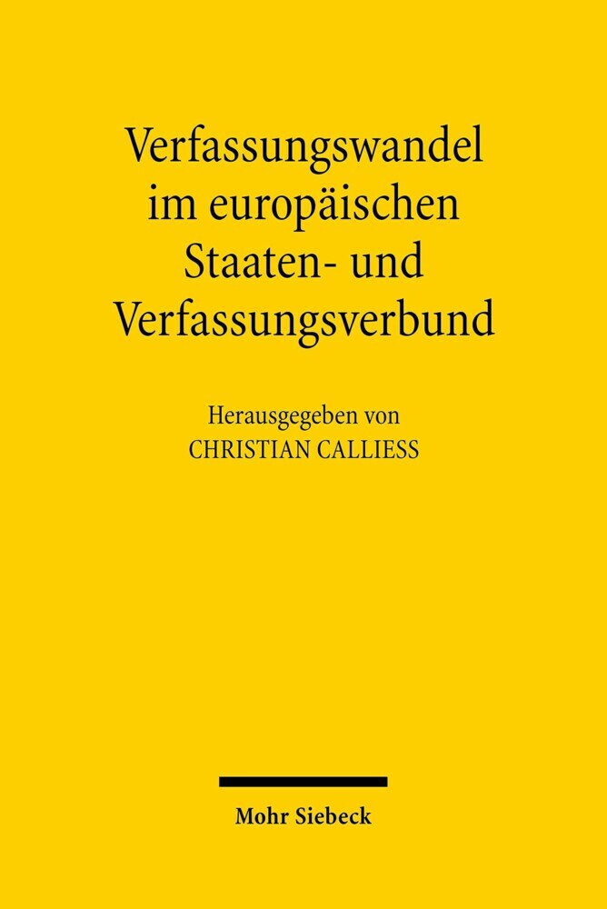Verfassungswandel im europäischen Staaten- und Verfassungsverbund main product photo