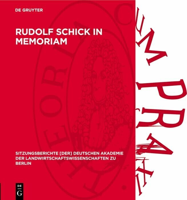 Rudolf Schick in memoriam main product photo
