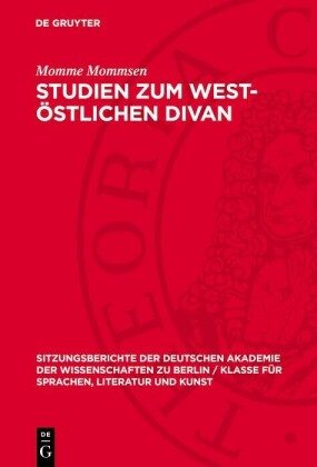 Studien zum west-"stlichen Divan