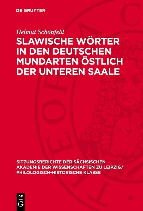 Slawische W"rter in den deutschen Mundarten "stlich der unteren Saale main product photo