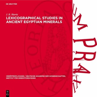 Lexicographical Studies in Ancient Egyptian Minerals