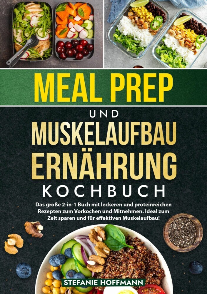 Meal Prep und Muskelaufbau Ernährung Kochbuch main product photo