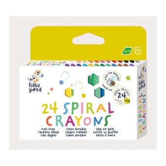 HAKUYOKA - Wachsmal-Buntstifte 24 Farben