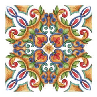 DIAMOND DOTZ - Diamond Painting Portugiesische Fliese