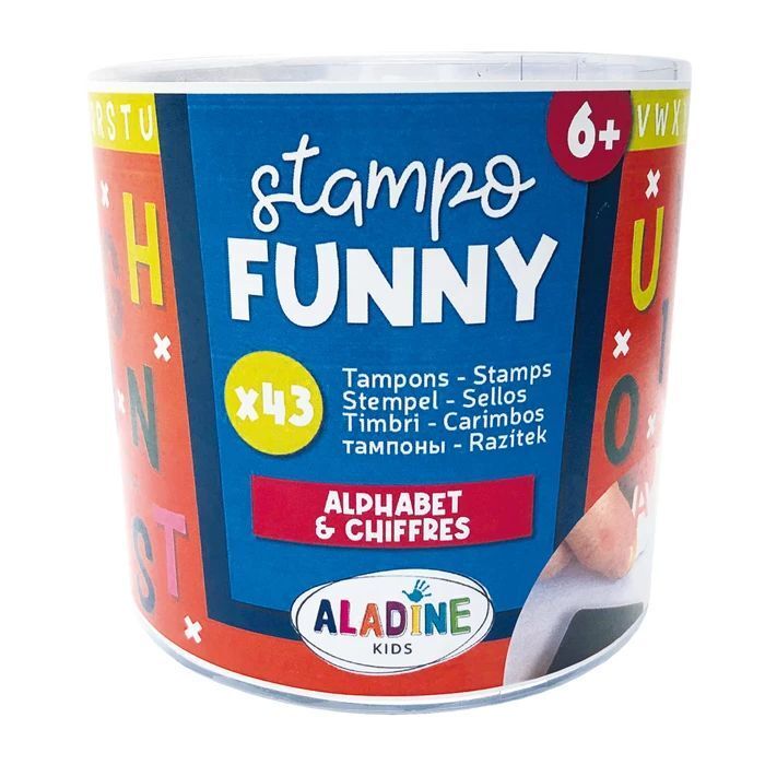 ALADINE - Kinder Stempel Funny Buchstaben & Zahlen main product photo