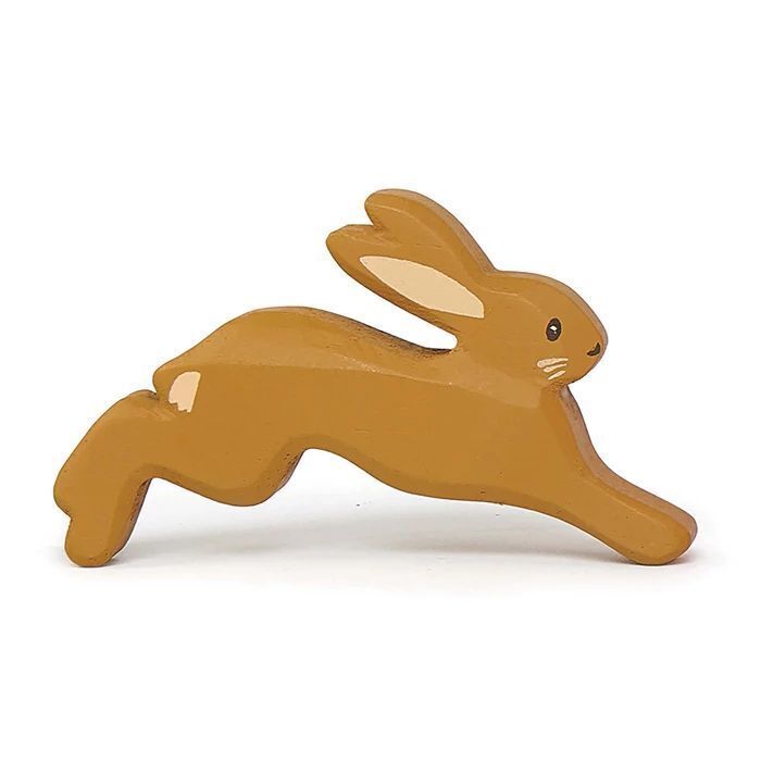 TENDER LEAF TOYS - Holztier Hase braun main product photo