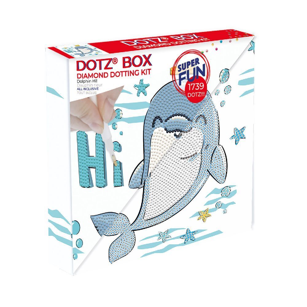 DIAMOND DOTZ - Diamond Painting Delfin main product photo