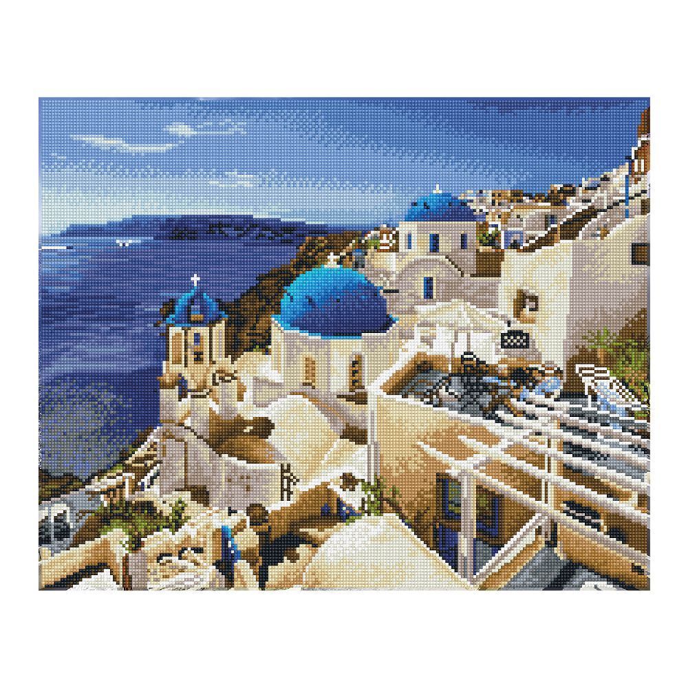 DIAMOND DOTZ - Diamond Painting Santorini main product photo