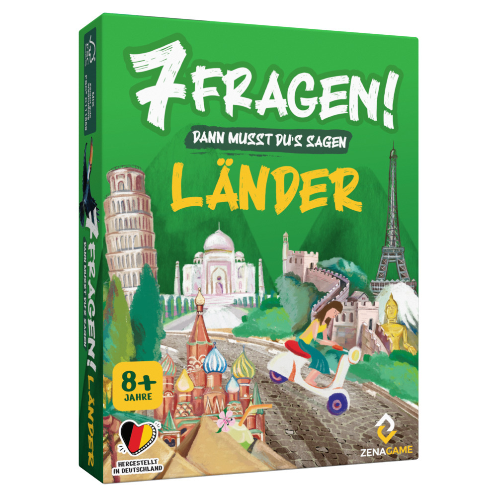 ZENAGAME - 7 Fragen! Dann musst Dus sagen Länder main product photo