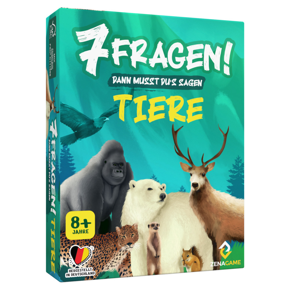 ZENAGAME - 7 Fragen! Dann musst Dus sagen Tiere main product photo