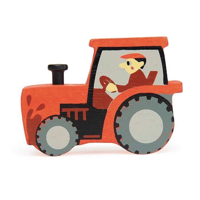 TENDER LEAF TOYS - Holztier Traktor main product photo