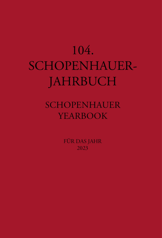 104. Schopenhauer Jahrbuch main product photo