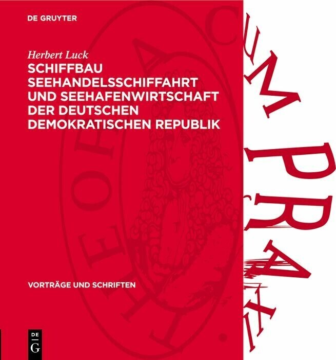 Schiffbau Seehandelsschiffahrt und Seehafenwirtschaft der Deutschen Demokratischen Republik main product photo