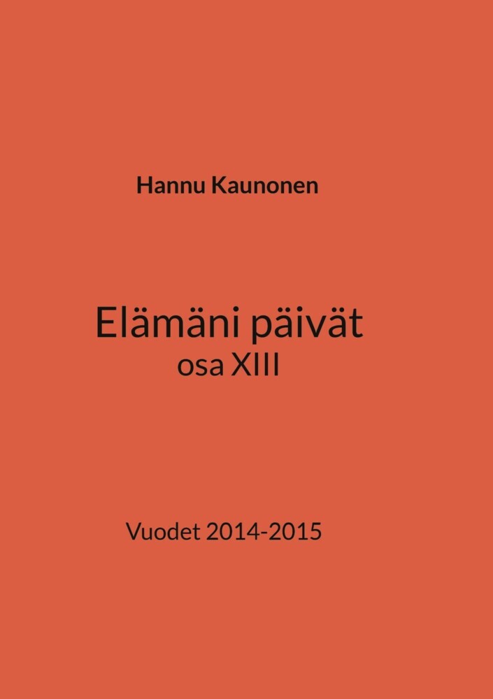 Elämäni päivät osa XIII main product photo