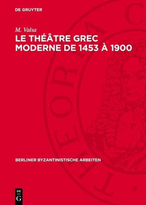 Le théâtre grec moderne de 1453 à 1900 main product photo