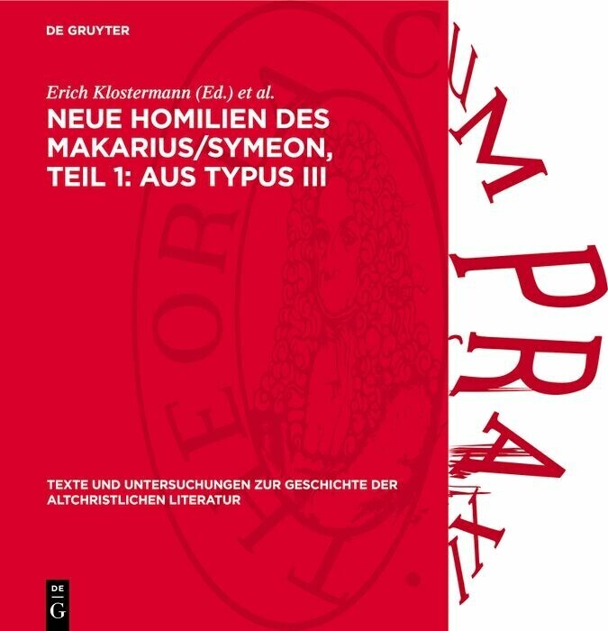 Neue Homilien des Makarius/Symeon, Teil 1: Aus Typus III main product photo