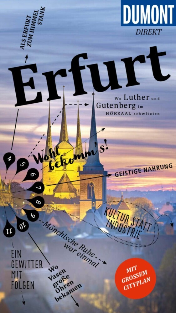 DUMONT direkt Reiseführer E-Book Erfurt main product photo