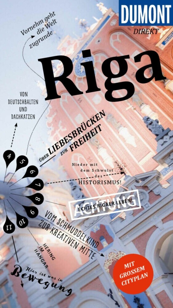 DUMONT direkt Reiseführer E-Book Riga main product photo