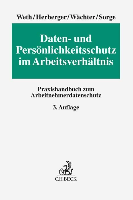 Daten- und Persönlichkeitsschutz im Arbeitsverhältnis main product photo