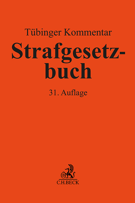 Tübinger Kommentar Strafgesetzbuch. StGB main product photo