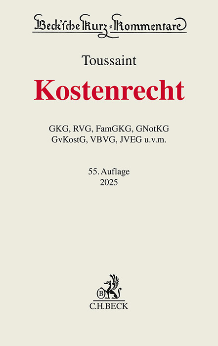 Kostenrecht main product photo
